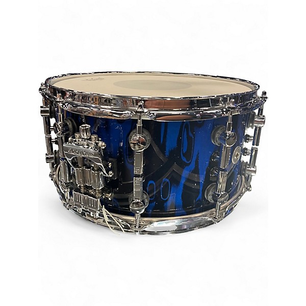 Used SONOR 14X6.5 SQ2  Blue Tribal Drum