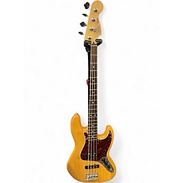Used Fender FSR DELUXE JAZZ BASS Natural Electric Bass Guitar