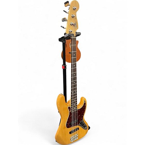 Used Fender FSR DELUXE JAZZ BASS Natural Electric Bass Guitar