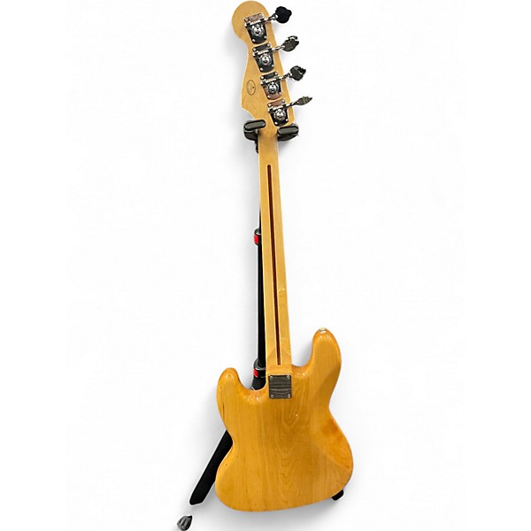 Used Fender FSR DELUXE JAZZ BASS Natural Electric Bass Guitar