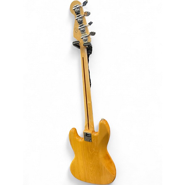 Used Fender FSR DELUXE JAZZ BASS Natural Electric Bass Guitar