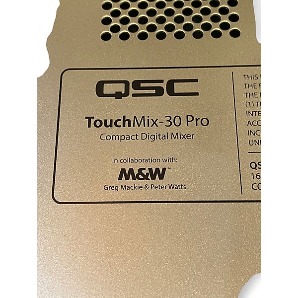 Used QSC Touchmix 30 Pro Digital Mixer