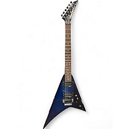 Used Jackson JS3T RHOADS PERFORMER FLYING V Trans Blue Solid Body Electric Guitar