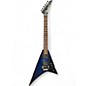Used Jackson JS3T RHOADS PERFORMER FLYING V Trans Blue Solid Body Electric Guitar thumbnail