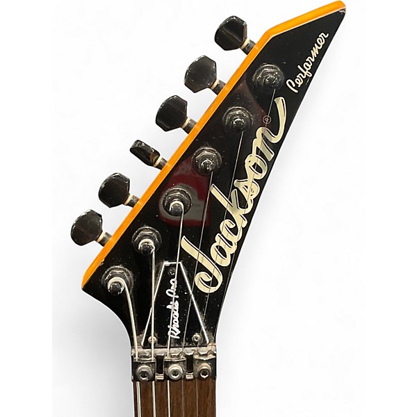 Used Jackson JS3T RHOADS PERFORMER FLYING V Trans Blue Solid Body Electric Guitar