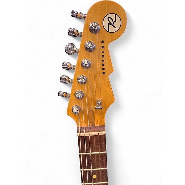 Used Reverend DOUBLE AGENT W  Mint Green Solid Body Electric Guitar