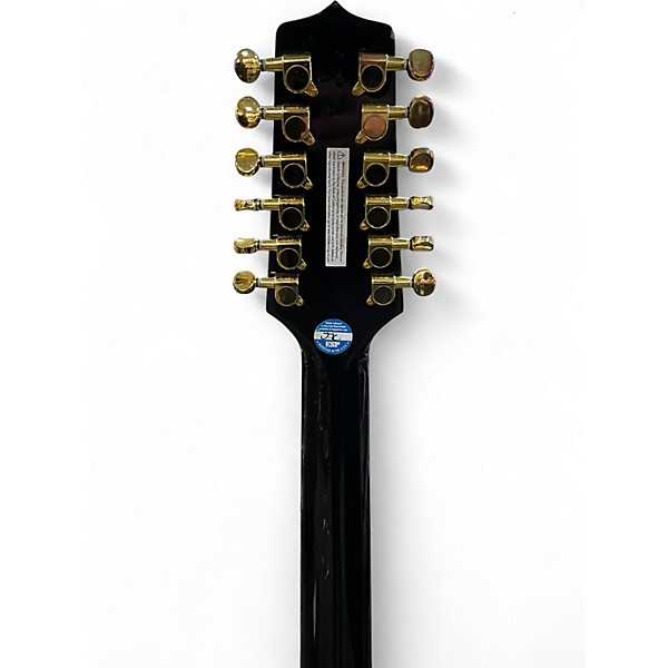 Used Takamine GD30CE-12 Black 12 String Acoustic Electric Guitar