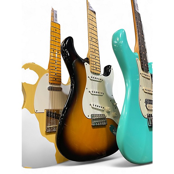 Used Fender 1952 REISSUE STRAT "THIN SKIN" 2 Tone Sunburst Solid Body Electric Guitar