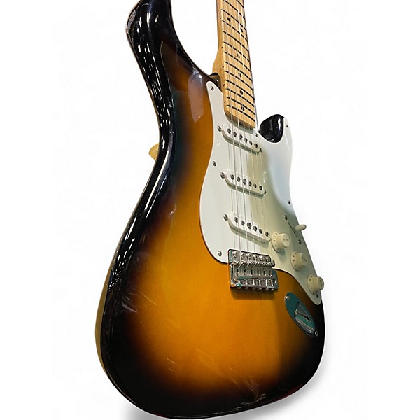 Used Fender 1952 REISSUE STRAT "THIN SKIN" 2 Tone Sunburst Solid Body Electric Guitar