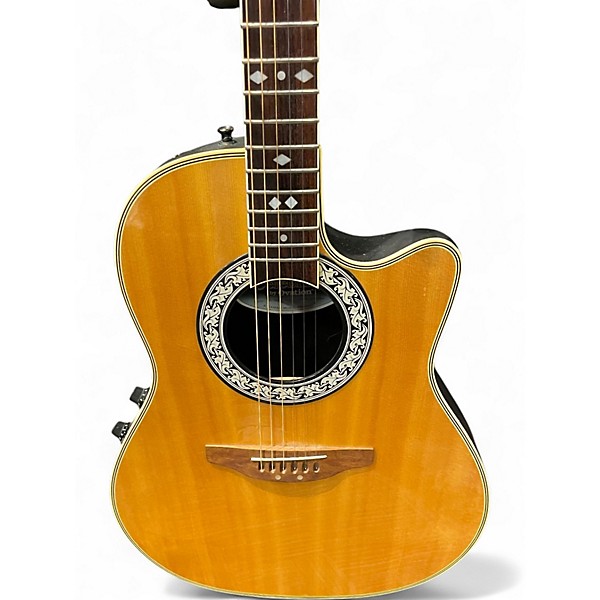 Used Ovation CC57 Celebrity Natural Acoustic Electric Guitar