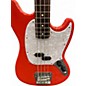 Used Fender MIJ MUSTANG BASS Fiesta Red Electric Bass Guitar
