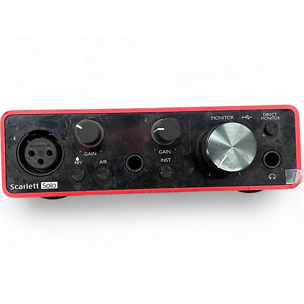 Used Focusrite Scarlett Solo Gen 3 Audio Interface