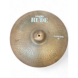 Used Paiste 18in Rude Classic Crash Ride Cymbal