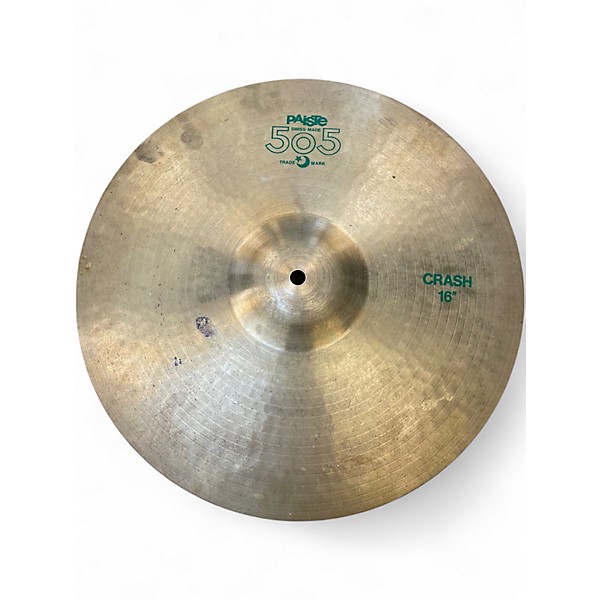 Used Paiste 16in 505 Crash Cymbal