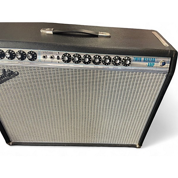 Used Fender 1968 Custom Twin Reverb 85W 2x12 Tube Guitar Combo Amp