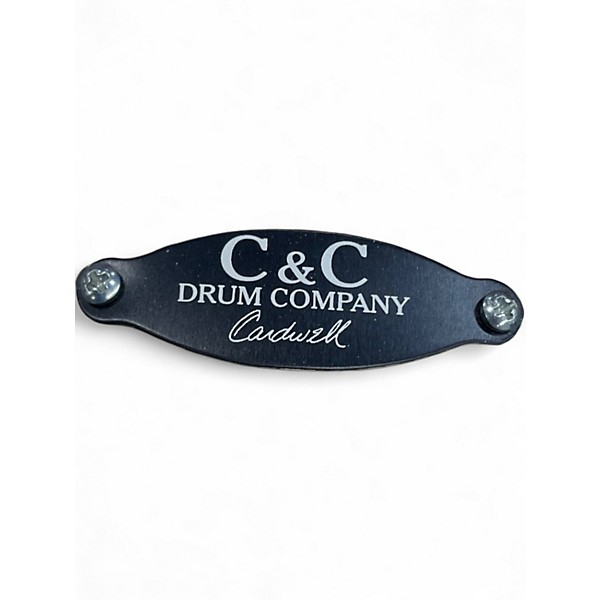 Used C&C Drum Company 3 Piece Player date II GINGER GLITTER Drum Kit