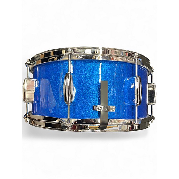 Used C&C Drum Company 14X5.5 Player Date 2 Blue Sparkle Drum
