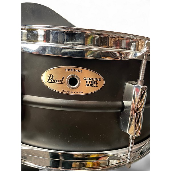 Used Pearl 5X14 SK910 Student Snare Kit Black Drum