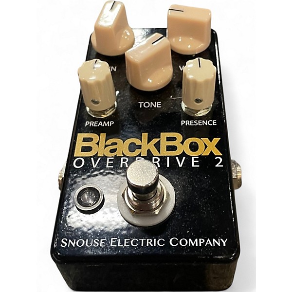Used Snouse Electric Company Black Box Overdrive 2  Effect Pedal