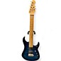 Used Sterling by Music Man John Petrucci JP157 7 String Trans Blue Solid Body Electric Guitar thumbnail