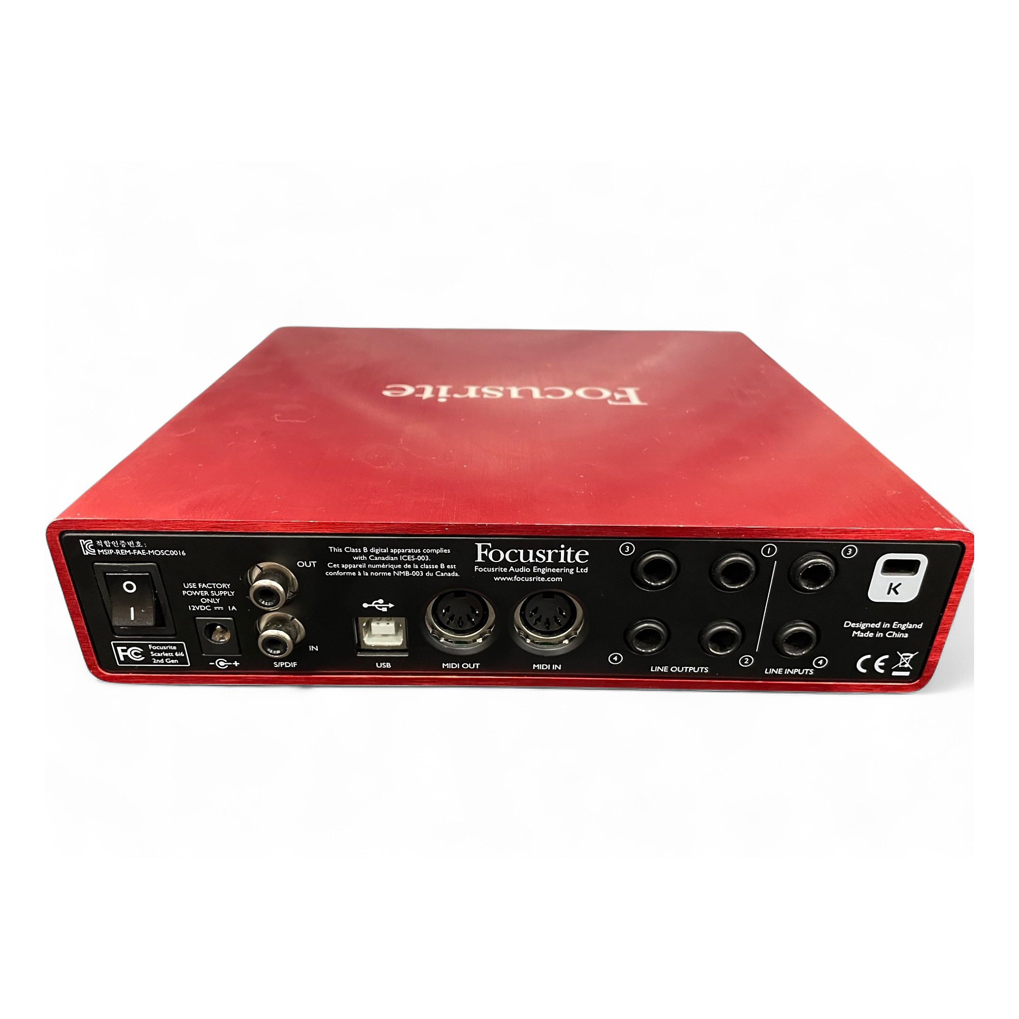 DTM・DAW Focusrite Scarlett 6i6 Used Focusrite Scarlett 6i6 Audio Interface | Guitar Center