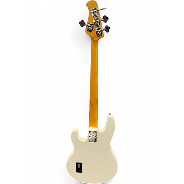 Used Sterling by Music Man RAY24CA Olympic White Electric Bass Guitar