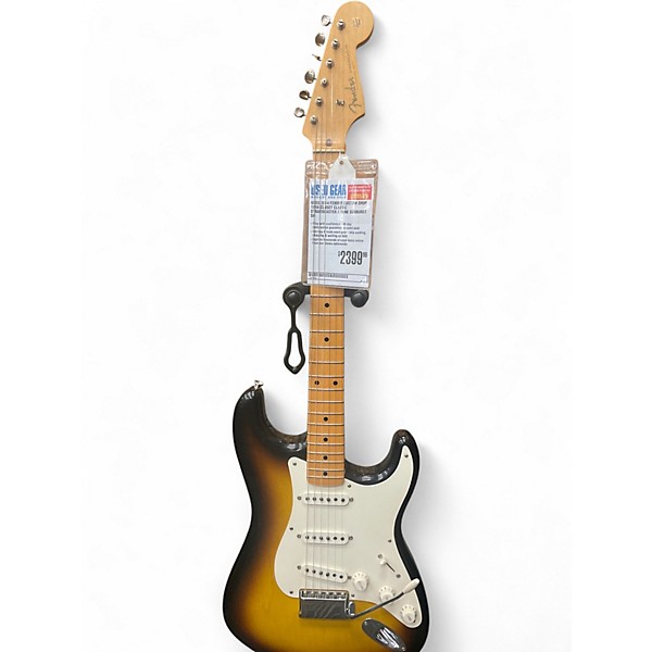 Used 2014 Fender Custom Shop 1956 Closet Classic Stratocaster 2 Tone Sunburst Solid Body Electric Guitar