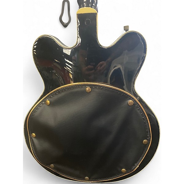 Vintage 1970 Gretsch Guitars G6122-1962 Chet Atkins Signature Country Gentleman Black Hollow Body Electric Guitar