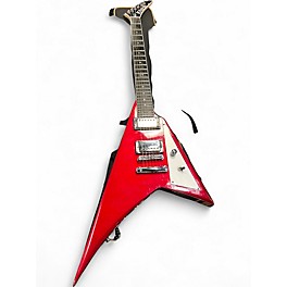 Used Kramer Charlie Parra Signature Candy Red Solid Body Electric Guitar
