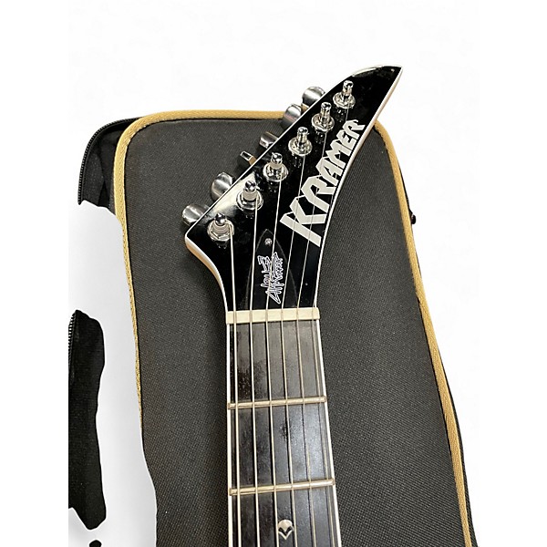 Used Kramer Charlie Parra Signature Candy Red Solid Body Electric Guitar