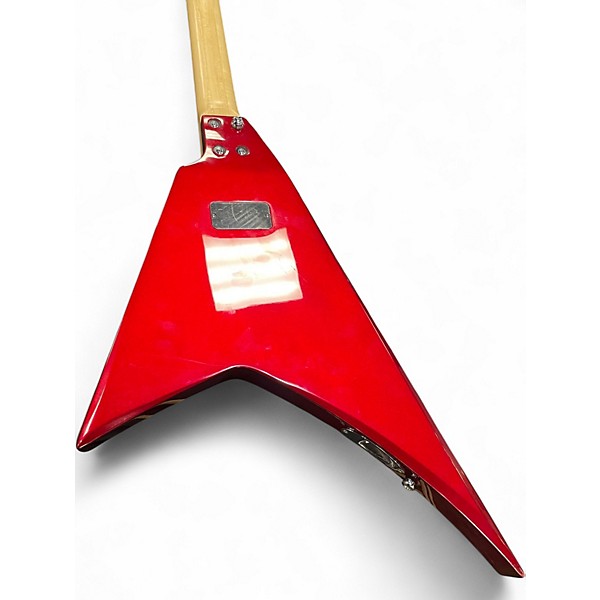 Used Kramer Charlie Parra Signature Candy Red Solid Body Electric Guitar