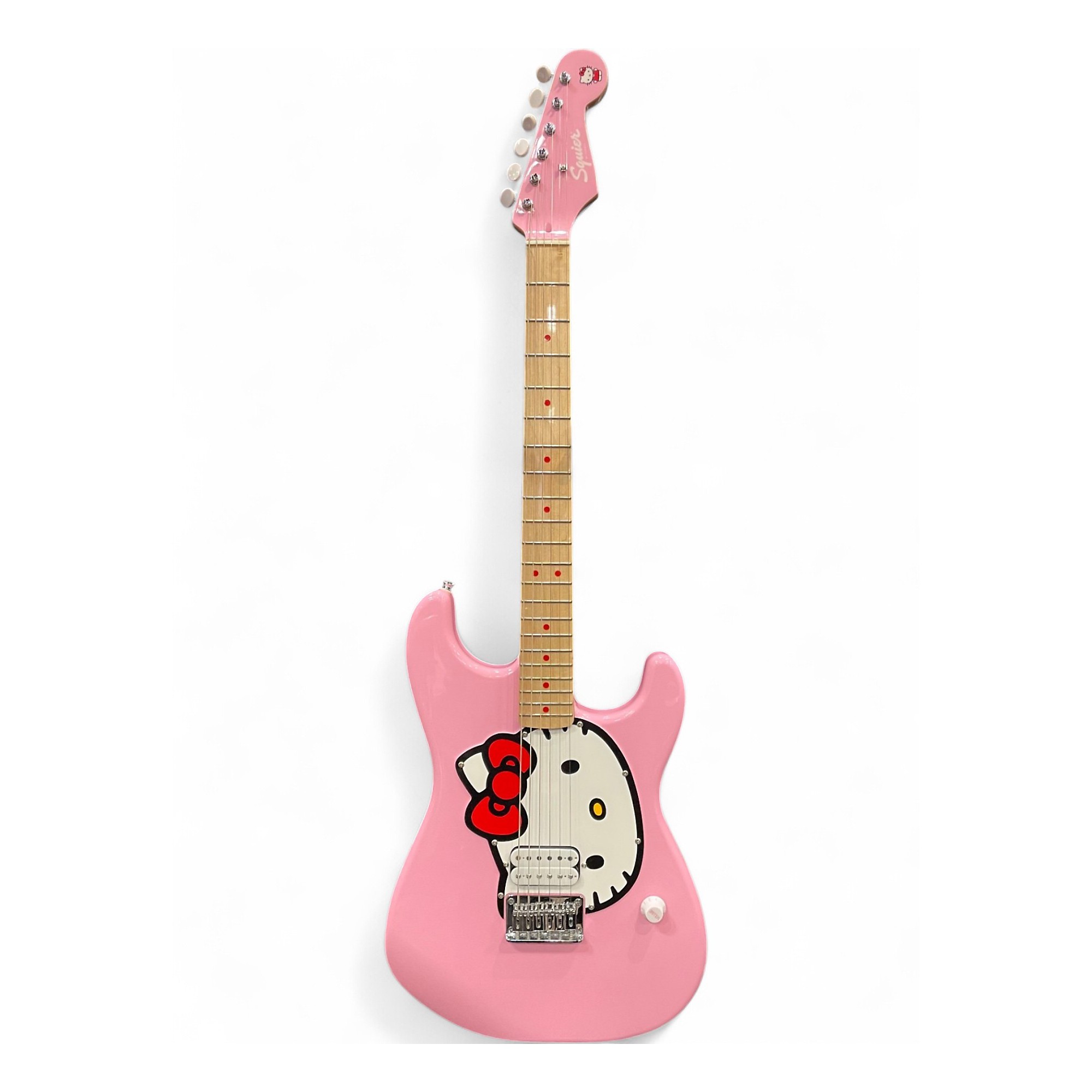 Squier Hello Kitty エレキギター ピンク SquierLimited Hello Kitty Pink Stratocaster w/Hello Kitty