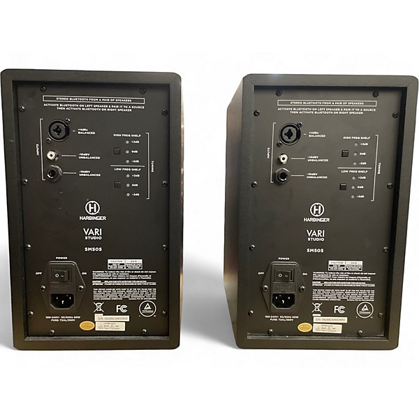 Used Harbinger VARI SM505 Pair Powered Monitor