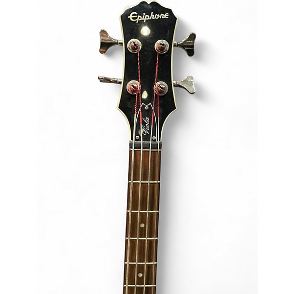 Used Epiphone Viola Sunburst Electric Bass Guitar