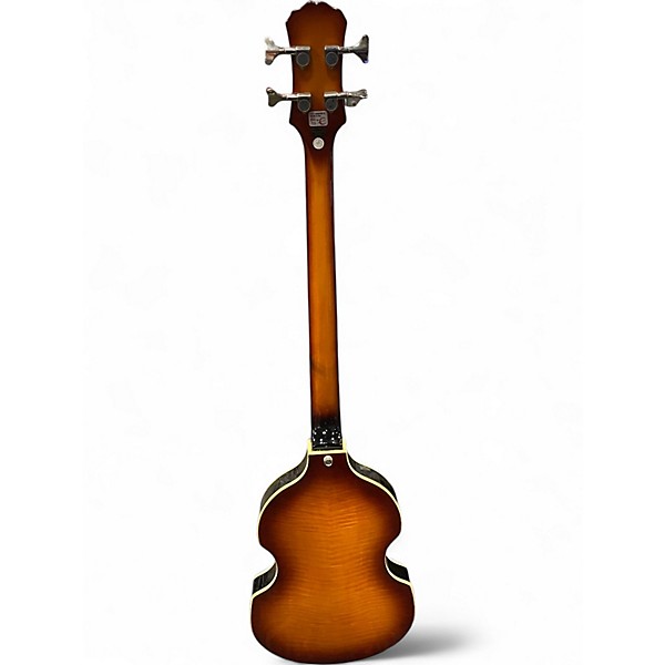 Used Epiphone Viola Sunburst Electric Bass Guitar