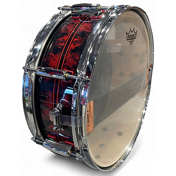 Used Pearl 14in IGNITER BLACK FLAME Drum