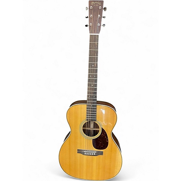 Used 2018 Martin OM28 Natural Acoustic Guitar