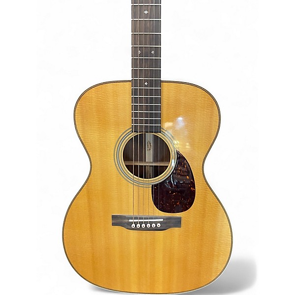 Used 2018 Martin OM28 Natural Acoustic Guitar
