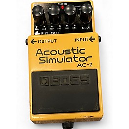 Used BOSS AC2 Acoustic Simulator Effect Pedal