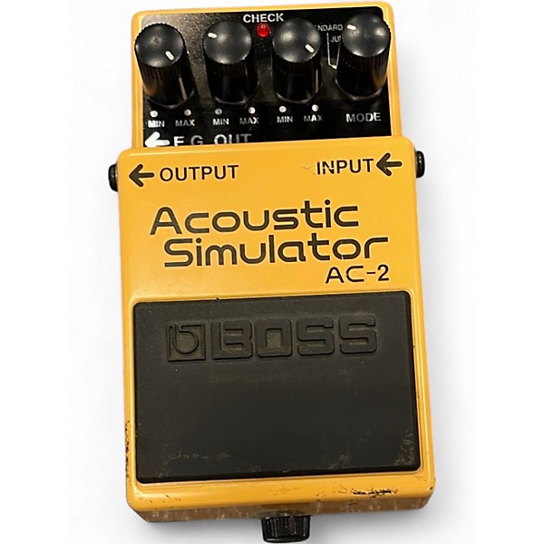 Used BOSS AC2 Acoustic Simulator Effect Pedal