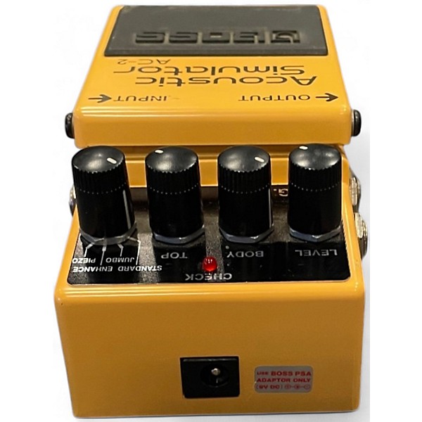 Used BOSS AC2 Acoustic Simulator Effect Pedal