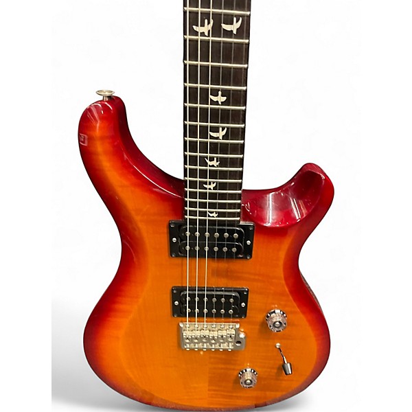 Used 2015 PRS S2 Custom 24 Trans Orange Solid Body Electric Guitar