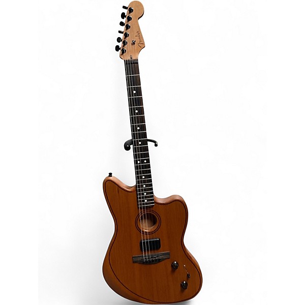 Used Fender acoustasonic Natural Acoustic Electric Guitar