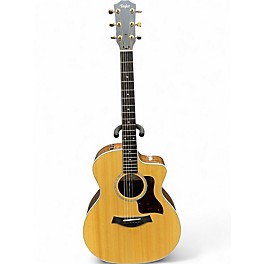 Used Taylor 214CE Deluxe Natural Acoustic Electric Guitar
