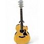 Used Taylor 214CE Deluxe Natural Acoustic Electric Guitar thumbnail