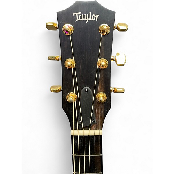 Used Taylor 214CE Deluxe Natural Acoustic Electric Guitar