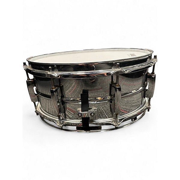 Used Pearl 5.5X14 Sensitone STEEL Snare Chrome Drum