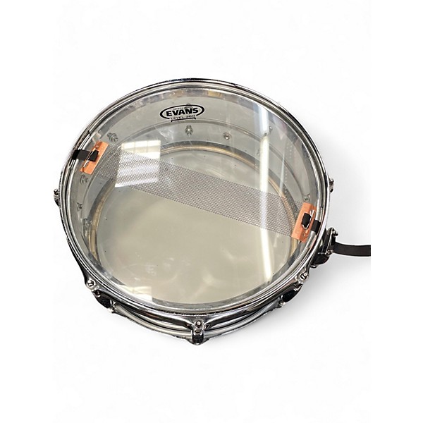 Used Pearl 5.5X14 Sensitone STEEL Snare Chrome Drum
