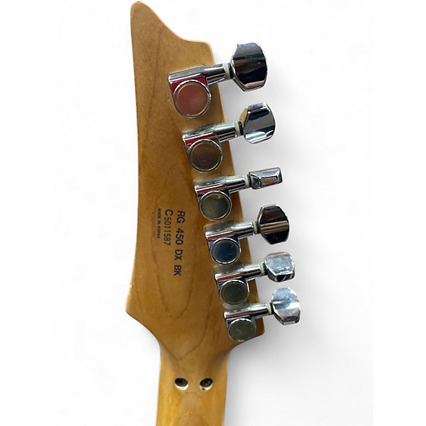 Used Ibanez RG450 DX BK BLACK Solid Body Electric Guitar