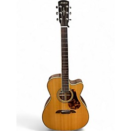 Used Alvarez MF60CEOM Natural Acoustic Electric Guitar